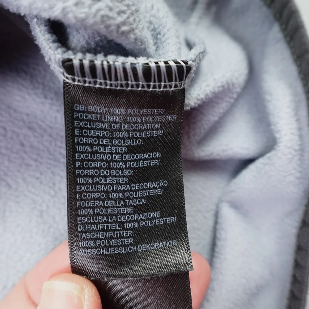 The North Face Jacket Mens Medium Gray Casual Full Zip Fleece Outdoor